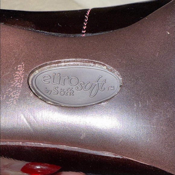 Eurosoft Heels Patent Leather Brown Mary Jane style Women’s 8M - Picture 7 of 9